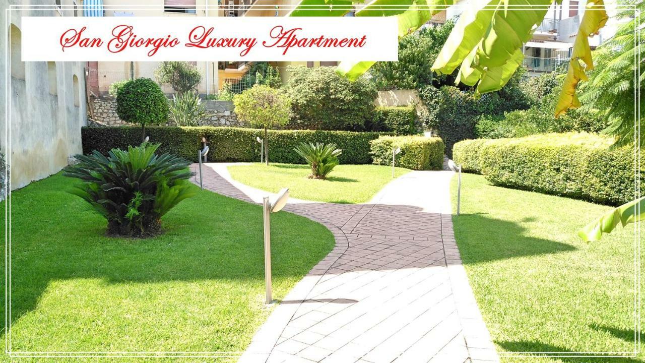 San Giorgio Luxury Apartment Taormina-Panoramic Pool & Parking Space Exteriér fotografie